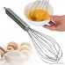 Docik 12-Inch Stainless Steel Wire Whisk Milk Frother Egg Beater Blender Mixer Kitchen Utensil for Blending Beating Stirring Whisking - B06WP43TRV